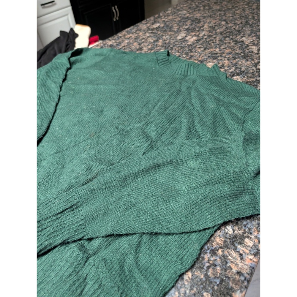 Scottish Isle Bernette sweater Woman's Green L - Picture 4 of 5